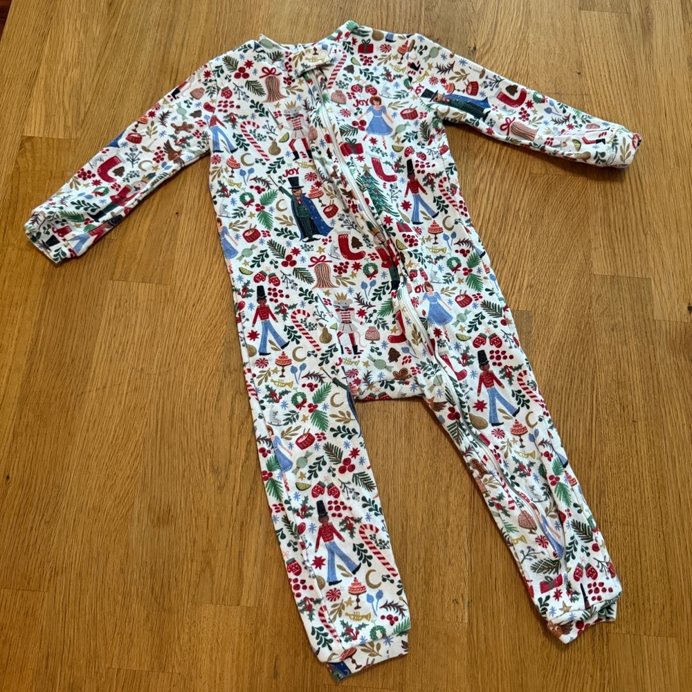 Rifle Paper Co x Pottery Barn 12-18 MONTHS Nutcracker Organic Cotton Pajama